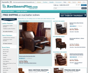 haysneedlerecliners.com: Recliners : Leather Recliner Chairs & More at Recliners Plus
Shop a variety of recliners at Recliners Plus. Buy leather recliners, swivel recliner chairs & more by the best brands like Berkline & Catnapper for sale at up to 30% off!