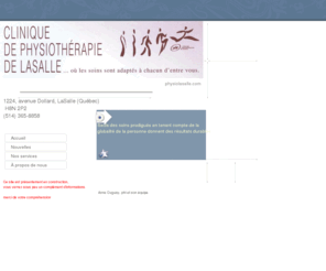 physiolasalle.com: Mon nouveau site Web Accueil
Mon nouveau site Web