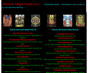 wizards-magic-spells.com: Spells lms
spells online