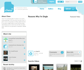 chew-tv.com: Chew TV - A Communication Channel for the Connected Generation -
Watch free short films and videos online - Chew TV Web TV Channel