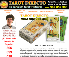 tarot-directo.com: TAROT DIRECTO 806 566 788 TAROT BARATO ¡SÓLO 0,41€! TAROT VIDENCIA VISA 902 052 388 VIDENTE
TAROT SIN MENTIRAS: 806 566 788 ¿Tengo Futuro con el? ¿Me Quiere? ¿Es el Amor de Mi Vida? Resuelvo todas tus Dudas sobre Amor, Pareja, Trabajo, Negocios. Confidencial. Sin Gabinete.