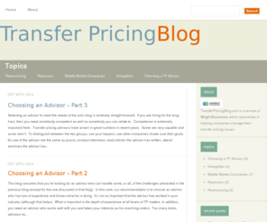 transferpricingblog.com: Transfer Price, Transfer Pricing Documentation, OECD Transfer Pricing
TransferPricingBlog.com is a blog dedicated to providing unbiased information about transfer pricing issues.