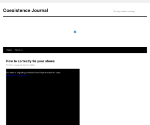 coexistencejournal.com: Coexistence Journal | The only constant is change.
