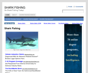 gosharkfishing.org: Shark Fishing
Sharks are one of the most predatory beasts on the planet. They have the reputation for being the most fierce predator in the ocean, and are responsible for a number of human deaths every year. Nevertheless, the challenge of catching a shark has significantly increased in popularity over the past two decades with recreational fishermen all around the coastal United States who enjoy shark fishing.