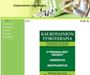 kaukovainionfysioterapia.com: Kaukovainion Fysioterapia  
