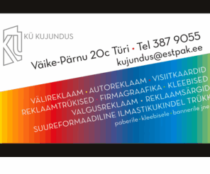 kujundus.info: KÜ Kujundus
KÜ Kujundus - reklaamtrükised