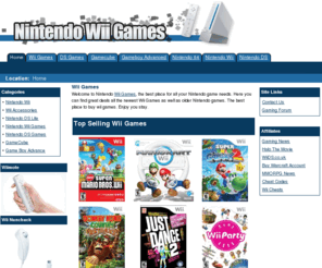 nintendowiigames.com: Wii Games - Nintendo Wii Games
Welcome to Nintendo Wii Games. Here you can shop around for the latest Wii games,wii controllers and accessories.