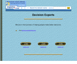 decisionexperts.com: Decision Experts
Enter a brief description of your site here