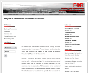 forgibraltarjobs.com: For jobs in Gibraltar and recruitment in Gibraltar
For Gibraltar jobs in Gibraltar and recruitment in Gibraltar in banking, insurance, accountancy, fund and Trust.