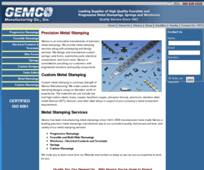 gemcomfg.com: Gemco Precision Metal Stamping | Custom Metal Stamping Services | Gemco MFG.
Precision metal stamping, custom metal stamping services, design services, and more are offered by Gemco, a leading metal stamping company since 1943.