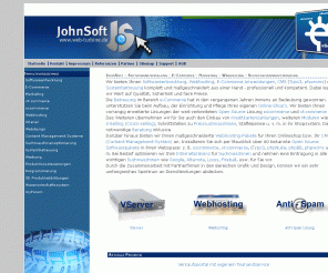 johnsoft.de: JohnSoft - Softwareentwicklung, E-Commerce, Marketing, Suchmaschinenoptimierung
JohnSoft - Softwareentwicklung, E-Commerce, Marketing, Webhosting, Suchmaschinenoptimierung, xt-commerce, oscommerce