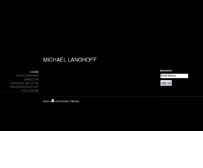 michaellanghoff.com: Michael Langhoff - Fotograf - Reklamefotograf - Modefotograf - Portrætter - Filminstruktør - DOP - København  +4528198696 - Michael Langhoff Photography
