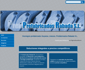 prefabricadosrabada.com: inicio - PREFABRICADOS RABADA
