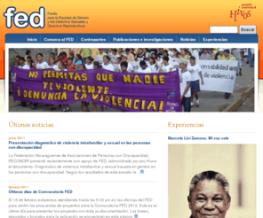 fed.org.ni: Hivos
Fondo para la Equidad de Género y Derechos Sexuales y Reproductivos