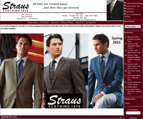 stcroixsweaters.com: Straus Clothing for Men : All Men Are Created Equal...Then They Get Dressed
Straus Clothing for Men : All Men Are Created Equal...Then They Get Dressed - Sportswear,Suits & Dress Clothing,Dress Shirts & Ties,Outerwear,a.k.a. Contemporary Clothing,