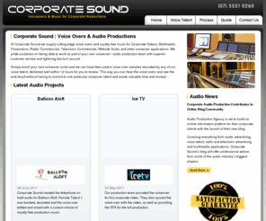 corporatesound.com.au: Voiceovers | Voiceover | Voice Over | Voice Overs | Voice Artist
 Specialists for voice over, voice artist, voice overs. Corporate Sound engineers are experts in making a quality voice over, voice overs and voice artist. 