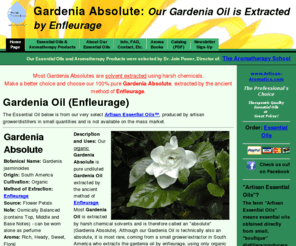 gardeniaabsolute.com: Gardenia Absolute Essential Oil - Extracted by Enfleurage
Gardenia Absolute / Gardenia Extracted by Enfleurage