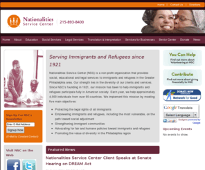 nationalitiesservice.org: Nationalities Service Center   » Serving immigrants and refugees since 1921
Serving immigrants and refugees since 1921