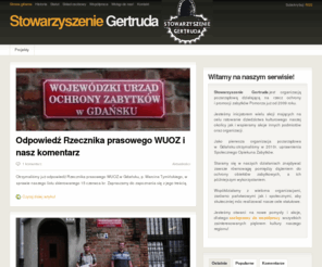 stowarzyszeniegertruda.org: Stowarzyszenie Gertruda! Razem ratujmy zabytki
Strona Stowarzyszenia Gertruda