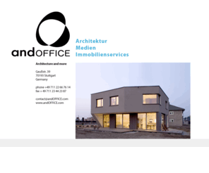 and-off.com: andOFFICE - Architektur und mehr
andOFFICE - Architektur und mehr,Thorsten Blatter, Michael Ertel ...