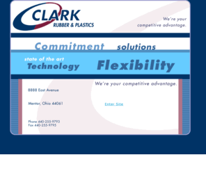 clarkrandp.com: Clark Rubber & Plastics - custom rubber and plastic products
Manufacturer of custom molded rubber,extruded rubber and extruded plastic products for over 25 years. We offer in house tooling...