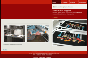 grafichefratellimaggioni.com: Grafiche F.lli Maggioni - Tipografia - Lecco - Visual Site
Grafiche F.lli Maggioni è una tipografia, litografia, produce stampati di qualità sia per uso commerciale che pubblicitario, anche in tirature limitate.