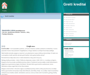 greiti-kreditai.lt: Greiti kreditai Internetu, be užstato, SMS - Greitieji kreditai
Greiti kreditai - AKCIJOS, Nuolaidos,30%, 50% ir iki 100% įvairioms sumoms.