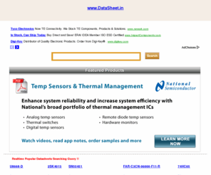 datasheetdownload.com: DataSheetDownLoad Center for DataSheet4U - World Electronic Components Datasheets Search Site!
Datasheet is a free Datasheet search site for Electronic Components and Semiconductors, integrated circuits, diodes, triacs, and other semiconductors.