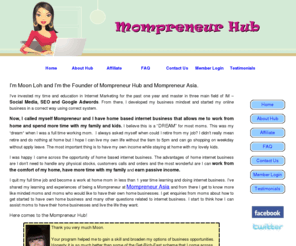 mompreneurhub.com: Mompreneur Hub - Mompreneur Hub
Mompreneur Internet Marketing Hub is a learning center for moms who wants to have own home internet business. You will learn how to get started with your home based internet business with the step by step guide and also internet marketing techniques and strategies to promote and make your business sustainable.