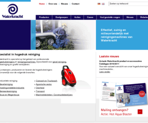 waterkracht.nl: Industriele hogedrukreinigers en reinigingsmachines.
Waterkracht BV is specialist op het gebied van professionele
hogedrukreinigers o.a. voor gevel reiniging, tankreiniging en graffiti verwijderen. 