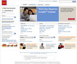 wellsfaro.com: Wells Fargo Home Page
Start here to bank and pay bills online. Wells Fargo provides personal banking, investing services, small business, and commercial banking.