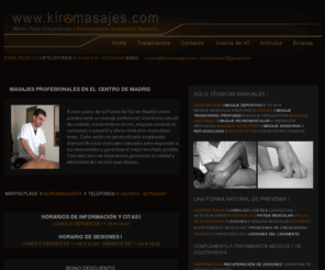 kiromasajes.com: Kiromasajes.com
kiromasajes.com - Masajes profesionales en el centro de Madrid