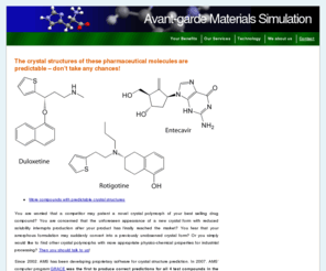 avmatsim.de: Crystal structures are predictable!
Avant-garde Materials Simulation (AMS)