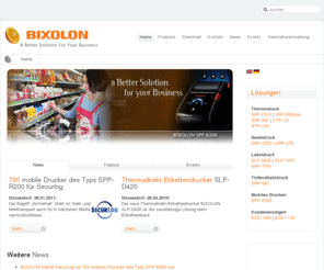 bixolon.de: BIXOLON - A Better Solution For Your Business
BIXOLON Europe GmbH - BIXOLON, a better solution for your business