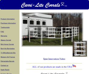 corrals for horses