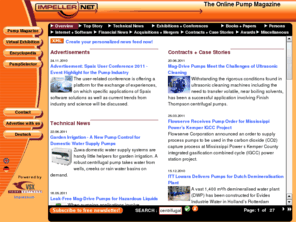 centrifugal.info: CENTRIFUGAL in the Online Pump Magazine
CENTRIFUGAL in the Online Pump Magazine in impeller.net, the online pump magazine with the PumpSelector