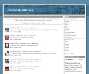 photoshop-tutorials.biz: Photoshop Tutorials
Learn Photoshop easily with our tutorials.