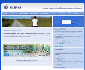 sespas.org: SESPAS, Sociedad Española de Salud Pública y Administración Sanitària
