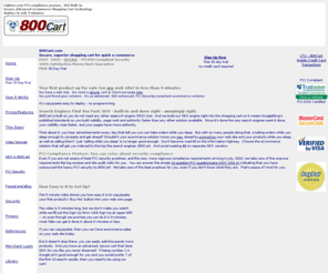 cartsupport.com: Cartsupport.com Secure, Advanced, eCommerce Shopping Cart for fast, 9 minute deployment, PCI-DSS Compliant
Free 30 Day Trial of our secure, PCI-DSS advanced eCommerce shopping cart service. The official home website: 800Cart shopping cart