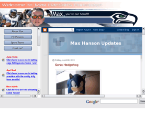 maxhanson.com: Max Hanson Homepage
Max Hanson Homepage