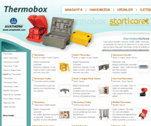 thermoboxturkiye.com: Thermobox Türkiye
Avatherm markalı Thermobox yemek taşıma kabları, tabldot tepsiler, paket servis taşıma araçları yetkili satıcısı