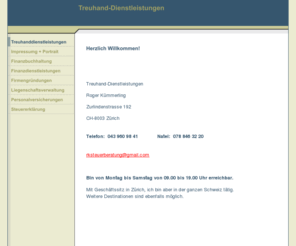treuhand-dienstleistungen.ch: Treuhand-Dienstleistungen.ch
Treuhand-Dienstleistungen, Schweizerische Treuhandgesellschaft, Treuhandservice,