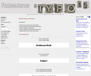 fontcenter.cz: fontcenter.cz: Font stáhnout – stáhnout písmo – TTF stáhnout – druh písma
fontcenter.cz - Mnoho fontů (Truetype) a druhů písma ke stažení. 