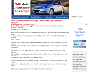 gapautoinsurancecoverage.com: Gap Auto Insurance Coverage | What Does Gap Insurance Cover?
Losses due to the following events are covered: Fire, Theft, Vandalism, Accident, Flood, Tornado, and Hurricane, Most gap auto insurance policies will also cover your insurance deductible.