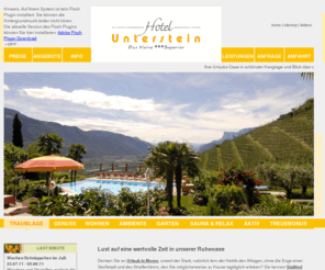 hotelunterstein.com: Hotel Meran, Marling, Lana  Tscherms Urlaub, Unterkunft Lana - Hotel Unterstein ***S
Hotel UNTERSTEIN ***S in schönster Panoramalage, Umgebung nahe Meran, Marling, Lana