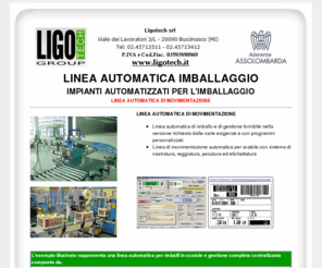 lineaautomaticaimballaggio.com: Impianto Automatico Imballaggio
Progettazione su misura di impianti automatici per imballaggio