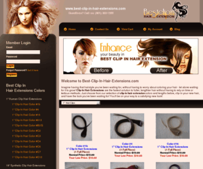 best-clip-in-hair-extensions.com: Clip-In Hair Extensions | Clip-On Hair Extensions - Blonde, Brown, Black : Best-Clip-In-Hair-Extensions.com
Clip-In hair extensions allow you to quickly and easily add length, color, and excitement to your head of hair. Carried in 18 inches, you can trim them to be whatever length suits you best.