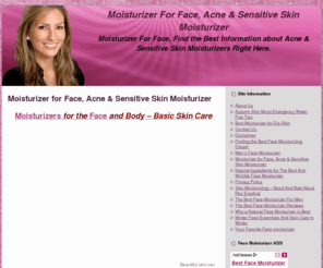 moisturizerforface.com: Moisturizer For Face, Acne & Sensitive Skin Moisturizers
Moisturizer For Face, Find the Best Information about Acne & Sensitive Skin Moisturizers Right Here.