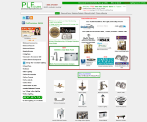 plfixtures.com: Home improvements, kitchen sinks,kitchen faucets, chandeliers, home lighting
PLFixtures is a leading supplier home improvements like our 16 gauge kichen sinks, Sea Gull Lighting, Murray Feiss Lighting and Kichler Lighting as well as Belle Foret and Artisan  sinks.