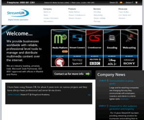 youviewready.com: Stream UK Media Services Ltd
London Webcasting and Digital Media Specialists Stream UK